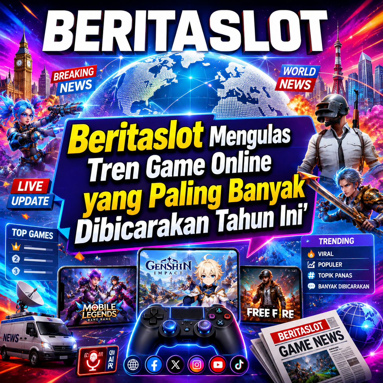 Beritaslot Mengulas Tren Game Online yang Paling Banyak Dibicarakan Tahun Ini